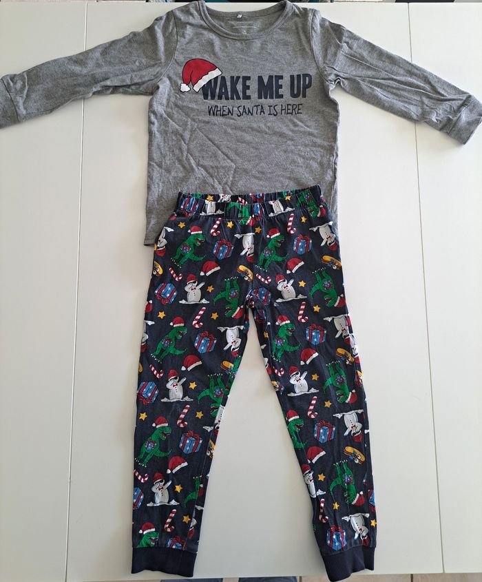 Lot de 2 pyjamas légers garçon 5 ans tachés-troués - photo numéro 3