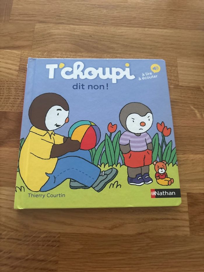 Livre T’choupi dit non