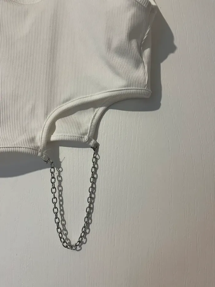 top blanc shein - photo numéro 3