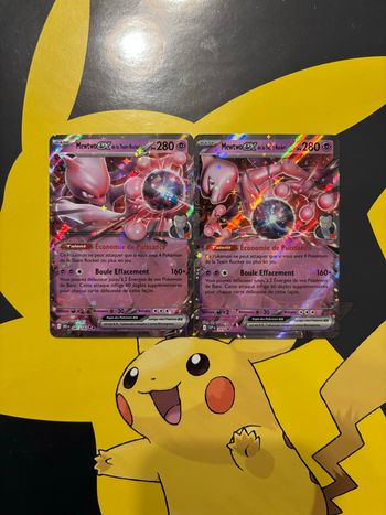 Lot cartes mewtwo ex de la team rocket