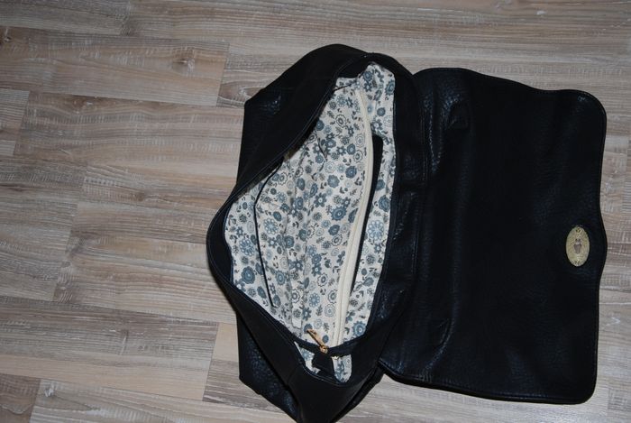 sac de cour en simili cuir noir liberty - photo numéro 3