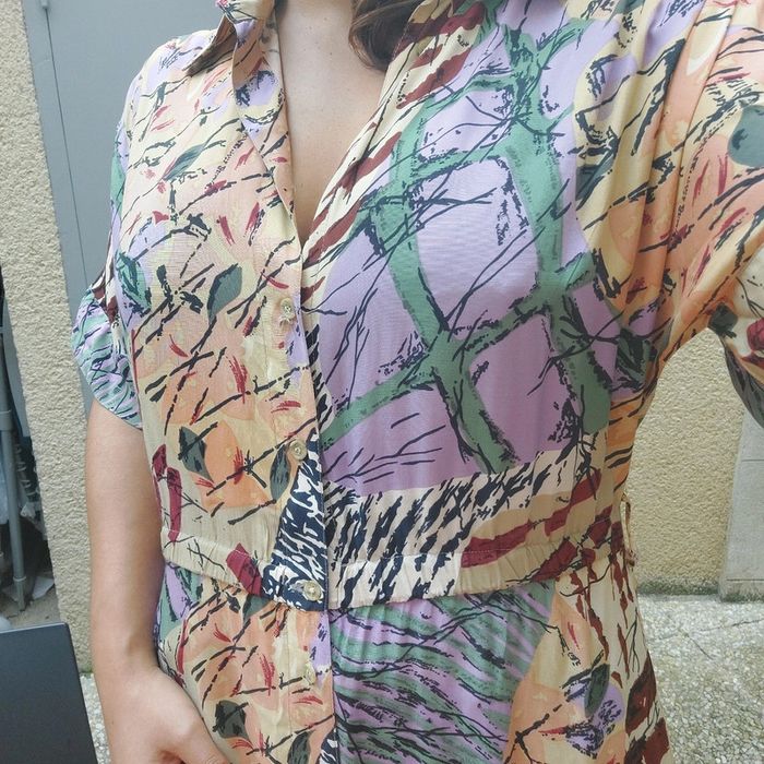 Superbe robe Vibtage pour taille 42 44 - photo numéro 2