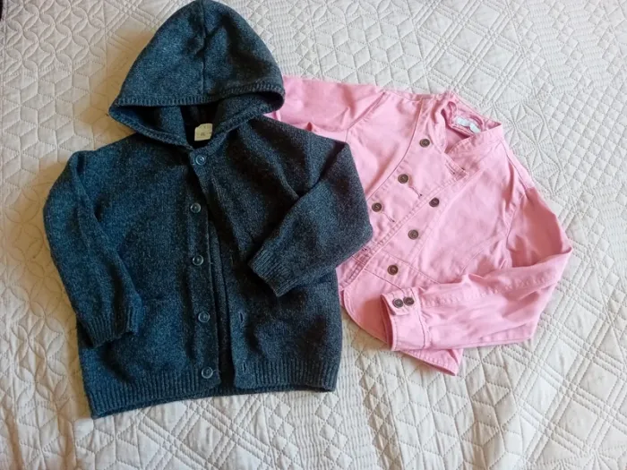 Lot de 2 vestes mi saison