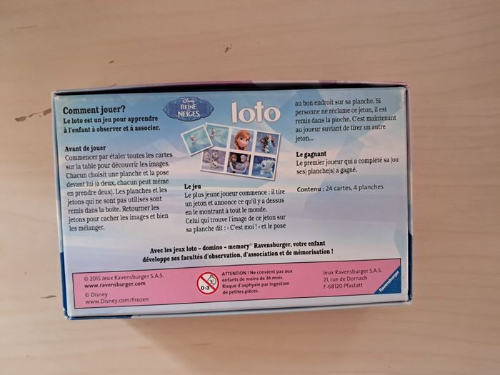 Loto Reine des neiges - photo numéro 2