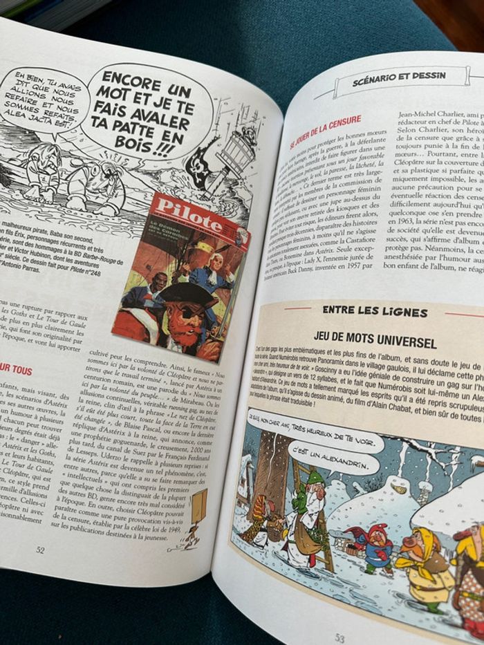 Livre bd album Astérix et Cléopatre la collection officielle documents inédits des auteurs - photo numéro 8