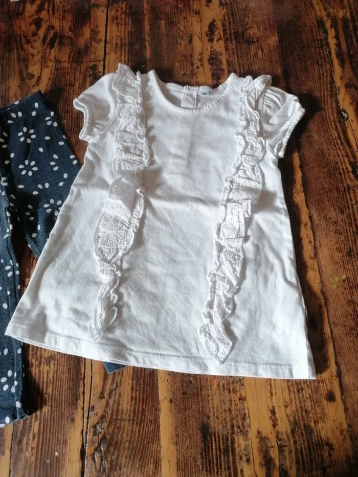 Ensemble legging et tunique 18mois fille - photo numéro 2