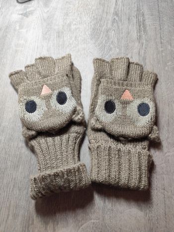 Mitaine / gants hibou adulte