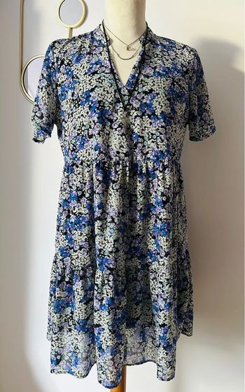 Robe évasée et romantique manches courtes JDY