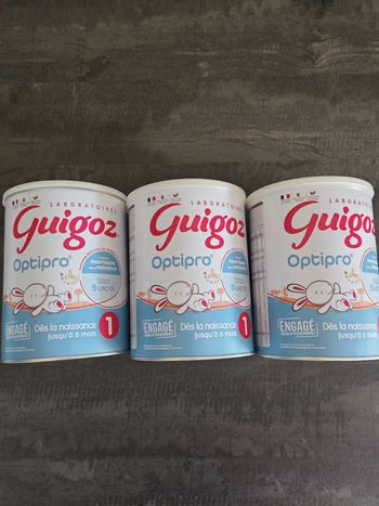 Lot lait guigoz optipro 1
