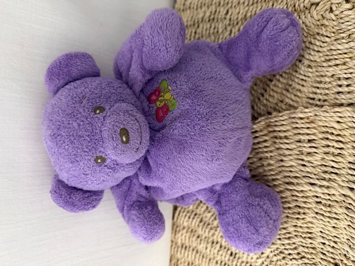 doudou ours boule violet nounours passeport tendresse - photo numéro 3