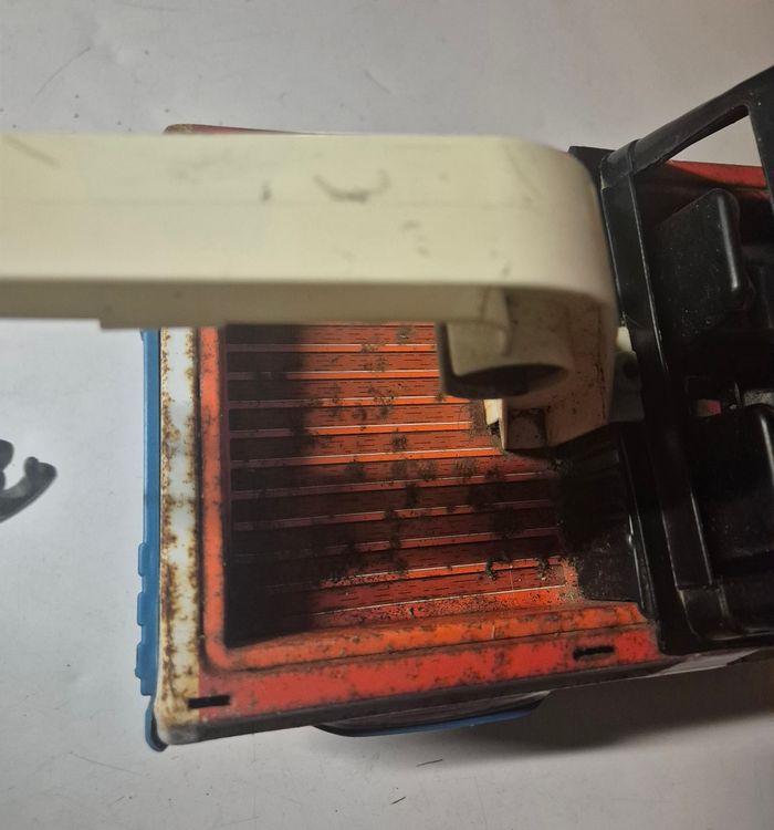 Jouet ancien en métal camion dépanneuse à friction joustra vintage - photo numéro 5