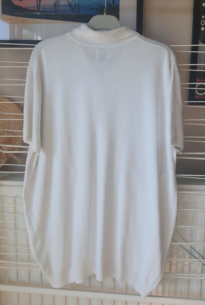 Lot de deux polos laine, Zara, blanc & noir, taille: L - photo numéro 5