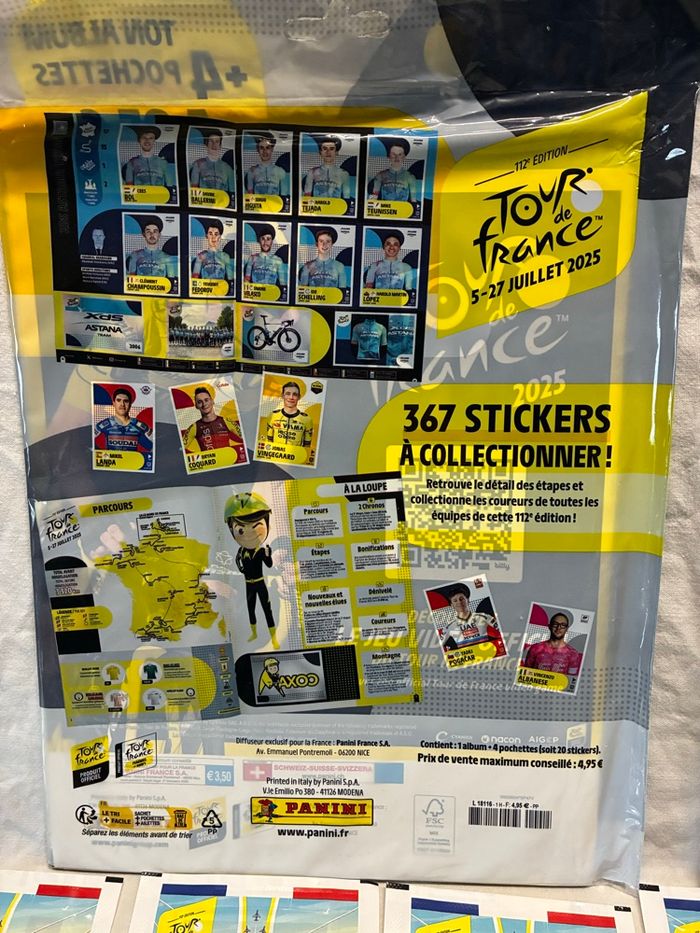 Kit Panini stickers Tour de France 2025 - photo numéro 3