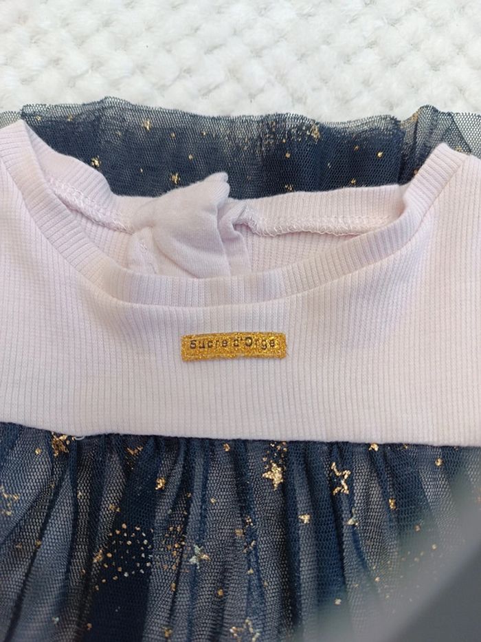 🔸Robe Rose & Bleu Marine Sucre d'Orge – 18 Mois🔸 - photo numéro 3