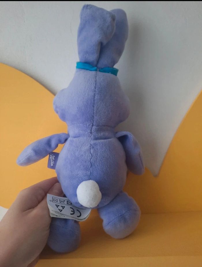 Peluche lapin violet - photo numéro 2