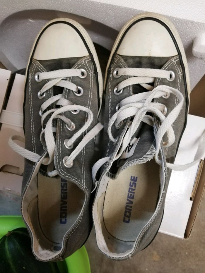 Converse basse grise - photo numéro 2
