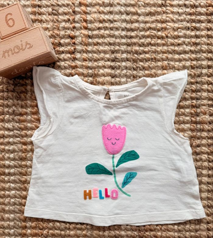 Tee shirt Bout’chou 6mois / 68cm