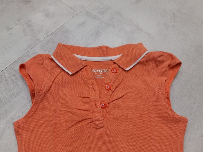 Lot de 2 polos fille 2 ans, manches courtes - photo numéro 4