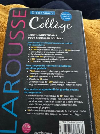 Le dictionnaire du collège 