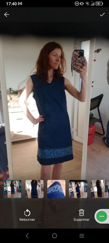 Robe été 44 denim c78