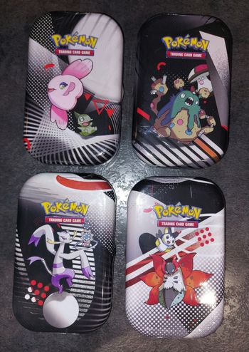 Lot de 4 mini tin UNYS, scellé FR