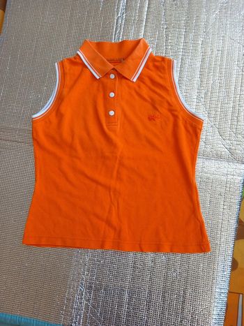 Tee-shirt polo coton T38 dessin crocodile