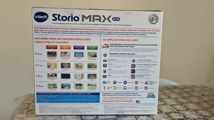 Storio MAX 2.0 Tablette Éducative Bleu. - photo numéro 2