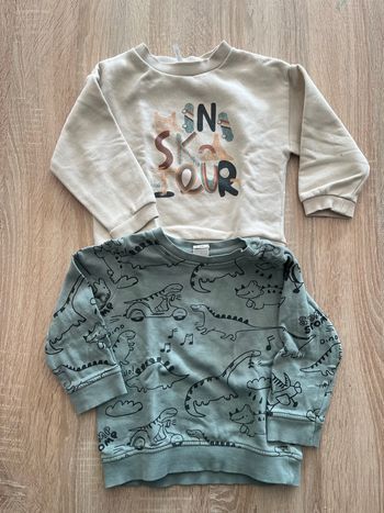 Lot de 2 sweats 2 ans garçon 