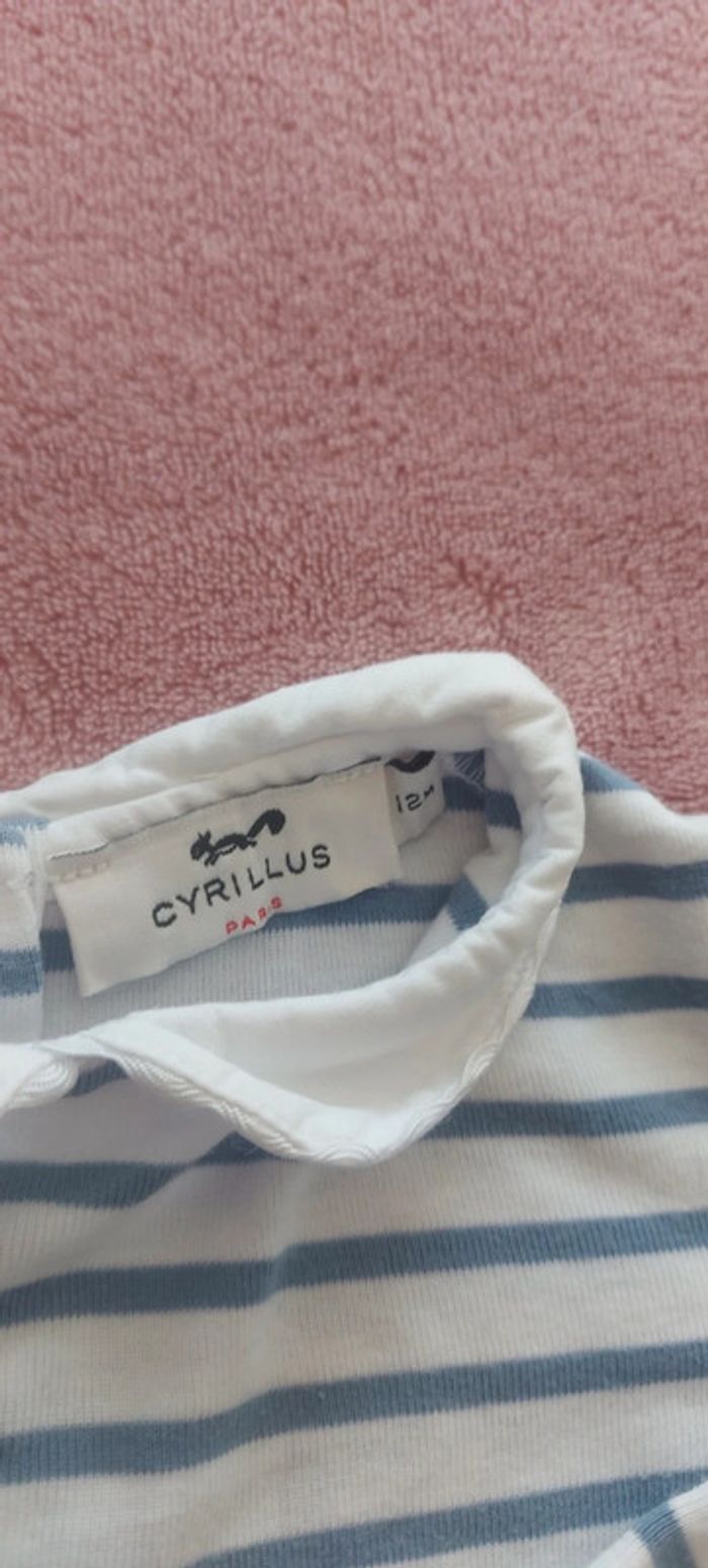 Haut manche longue fille 12 mois cyrillus - photo numéro 3