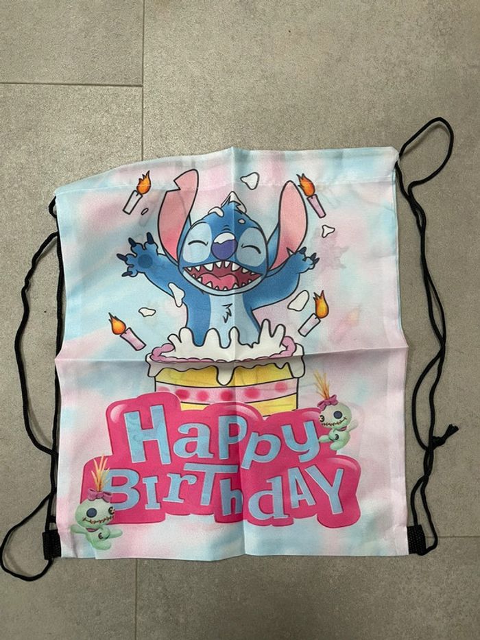 Sac à dos happy birthday stitch neuf
