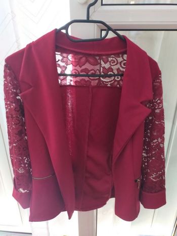 Veste légère bordeaux