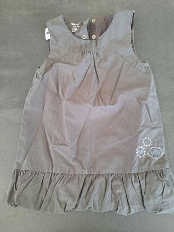 robe grise Week end à la mer 23 mois