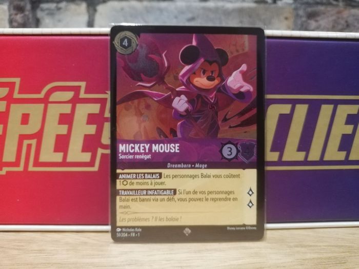 Carte Lorcana Mickey Mouse 51/204