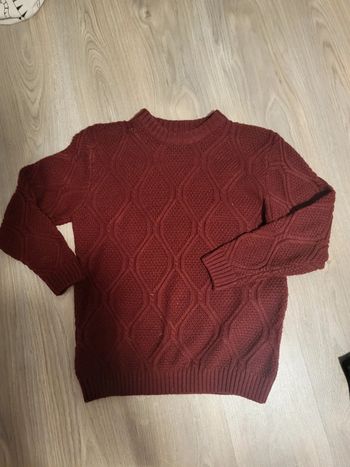 Pull homme bordeaux taille m