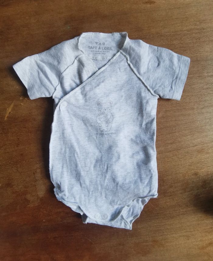 đŒ Tape Ă L'oeil lot bodys manches courtes mixte 3mois 59cm Ă©tĂ© - photo numĂ©ro 5