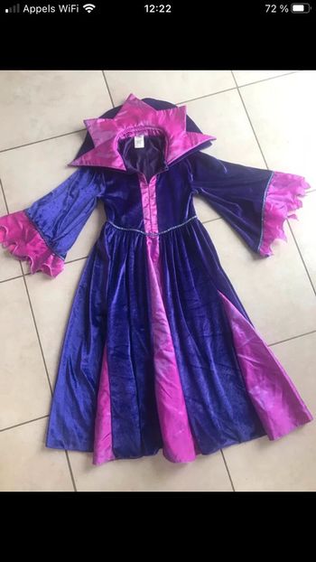 Costume complet Disney 9/10 ans malefique