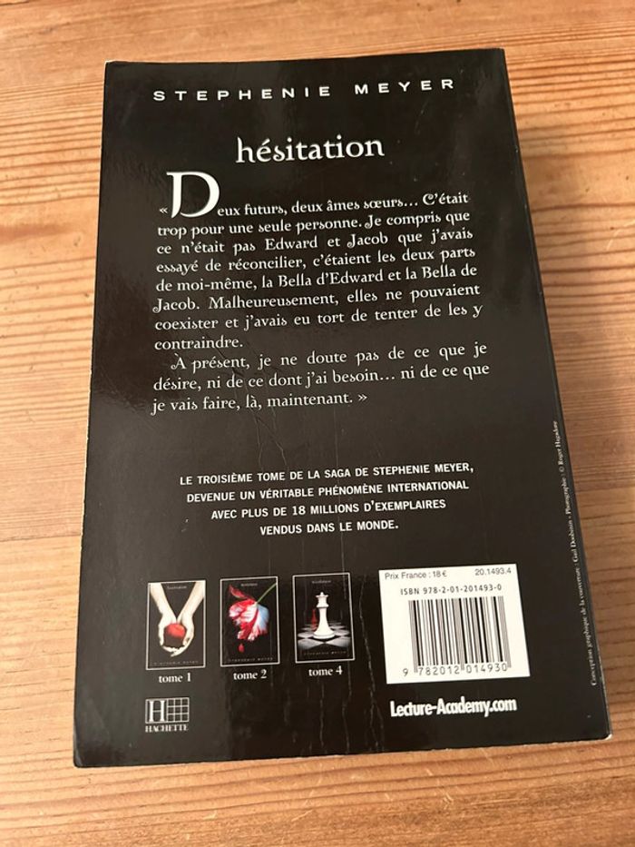 Livre twilight Hésitation tome 3 - photo numéro 5