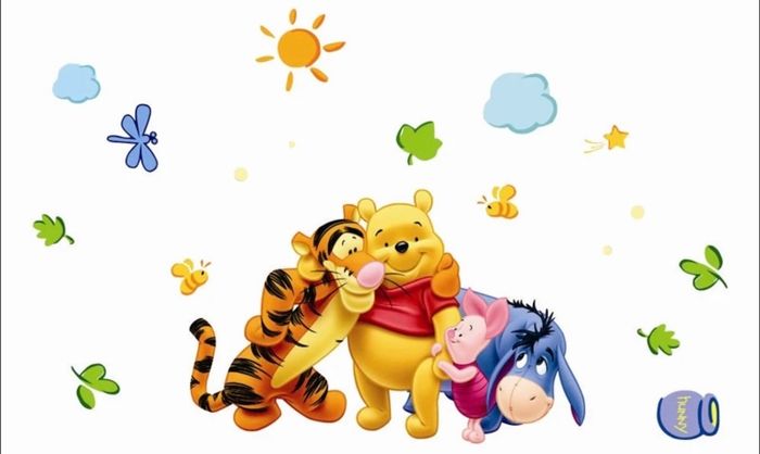 Sticker mural Winnie l’ourson