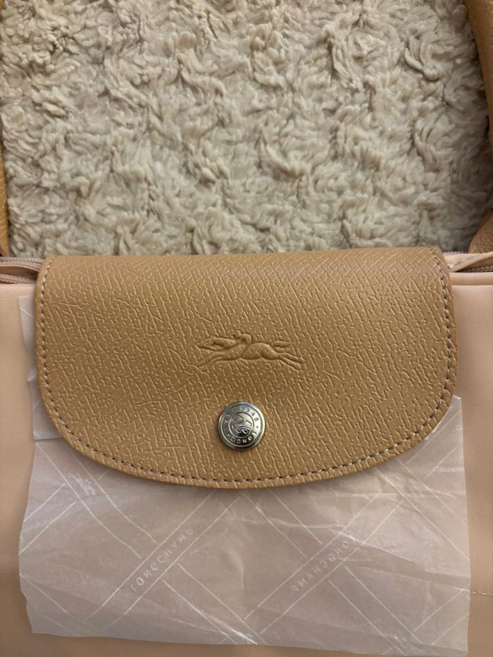 Sac Longchamp, rose, poudré, taille L - photo numéro 4