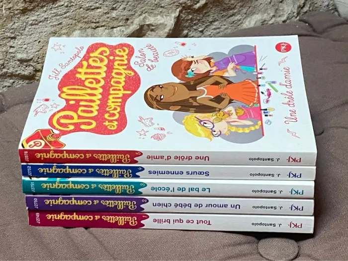 Lot de 5 livres Paillettes et compagnie - photo numéro 3