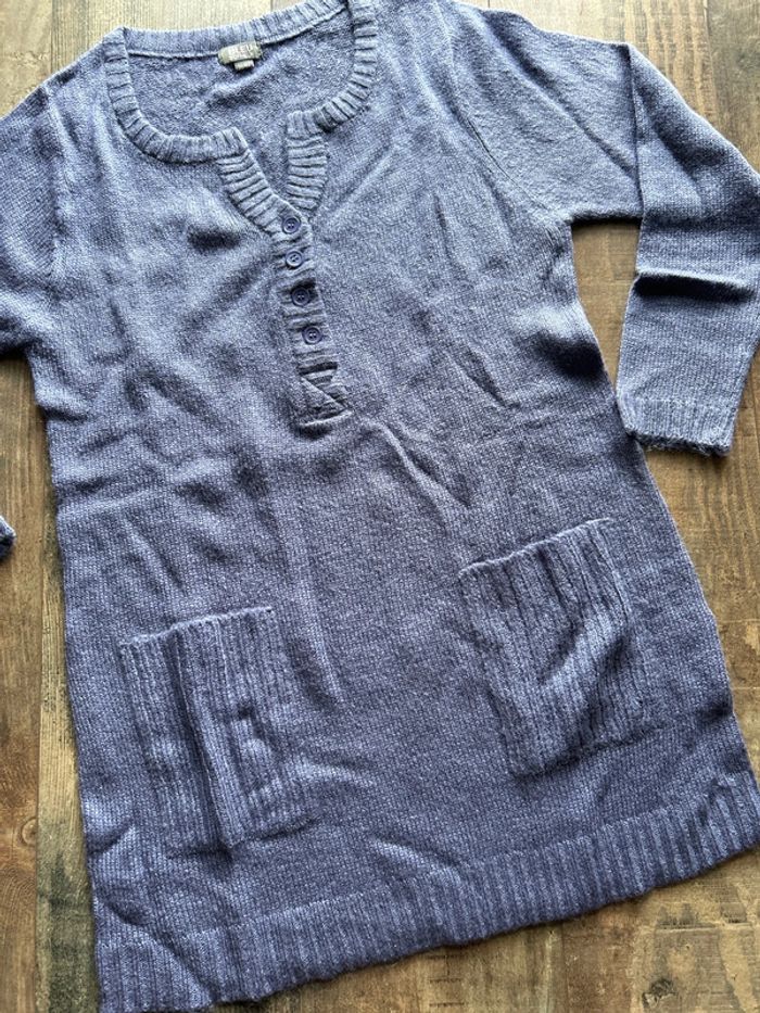 Pull long tout doux violine - photo numéro 3