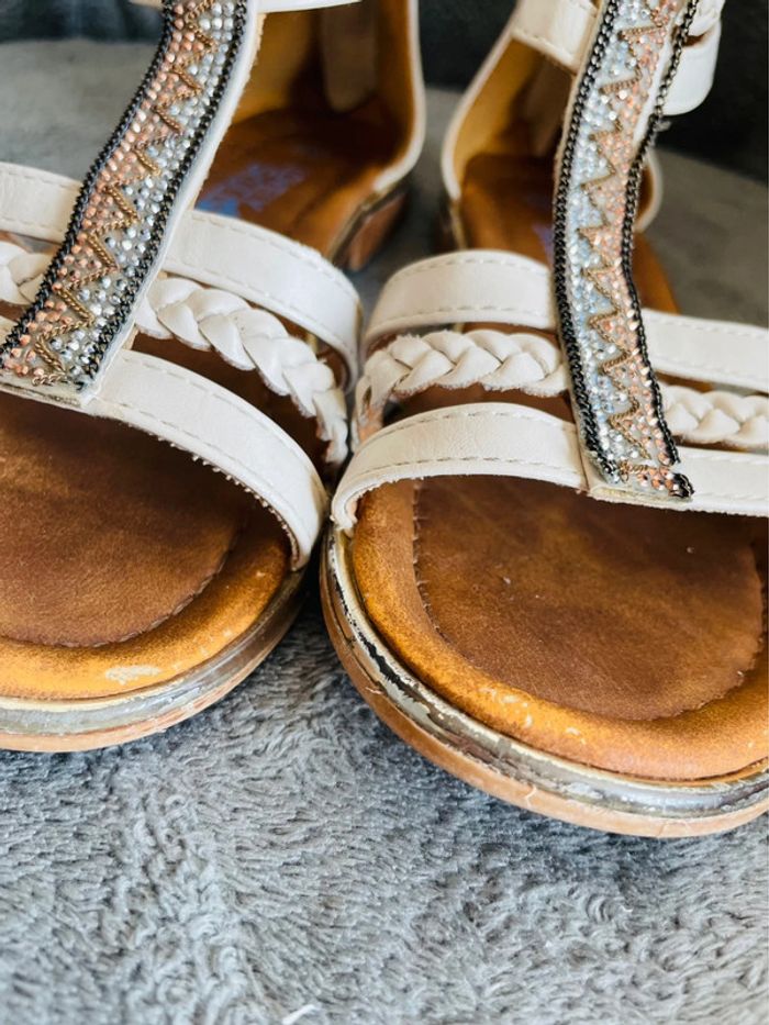 Chaussures été sandales nus pieds fille - photo numéro 3