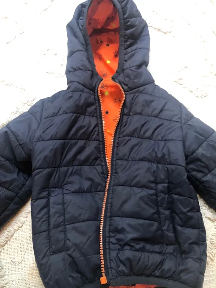 Manteau réversible enfant 24/36 mois - photo numéro 2