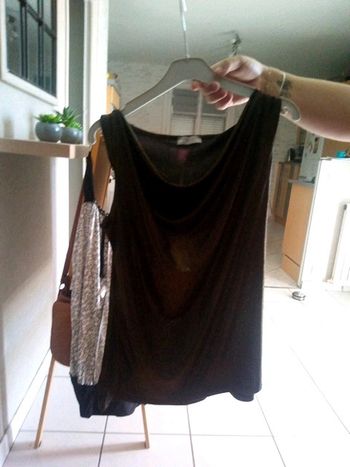 Haut fluide a paillettes