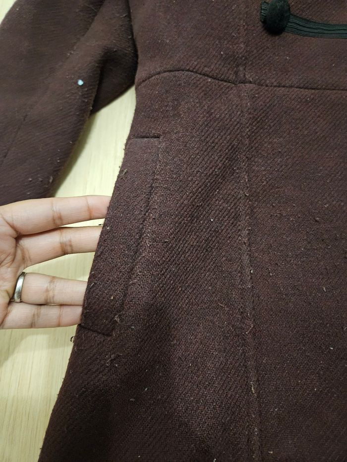 Manteau burgandy naf naf - photo numéro 6