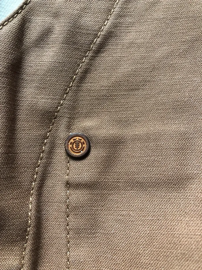 Vest Element Emerald Collection Brown Beige Mens Medium - photo numéro 13
