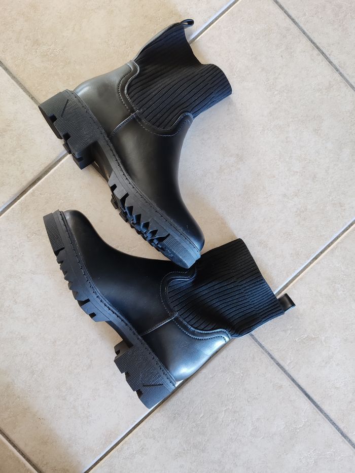 Bottines noires – Style Chelsea – Neuves - photo numéro 4