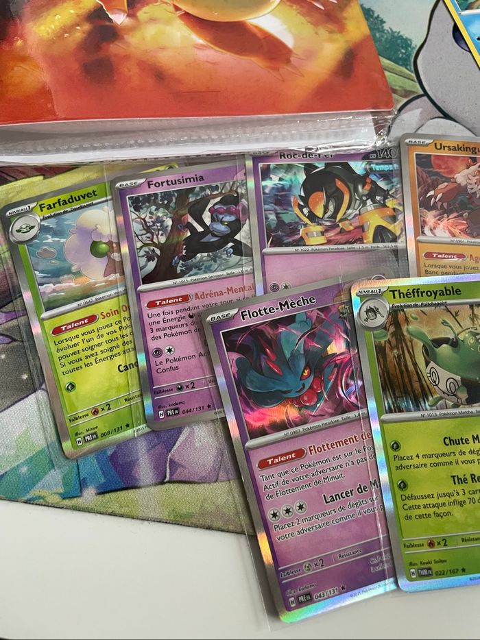 🎁 Gros lot de cartes Pokémon - Classeur Dracaufeu - Brillantes et EX - photo numéro 5