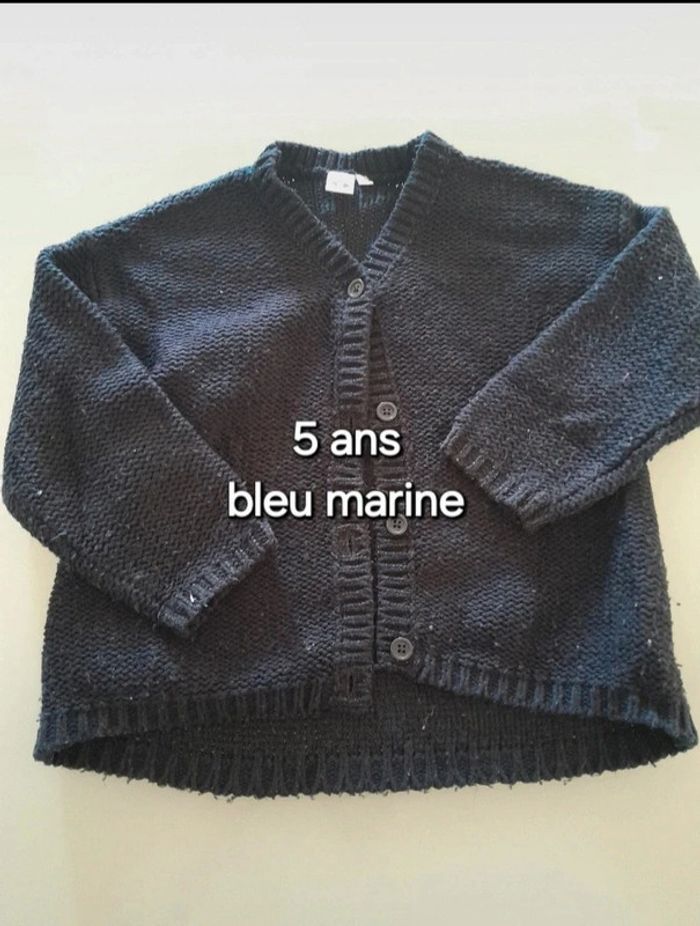 Gilet fille 5 ans
