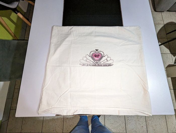 Housse de couette tenue princesse et 1 taie d'oreiller - photo numéro 2